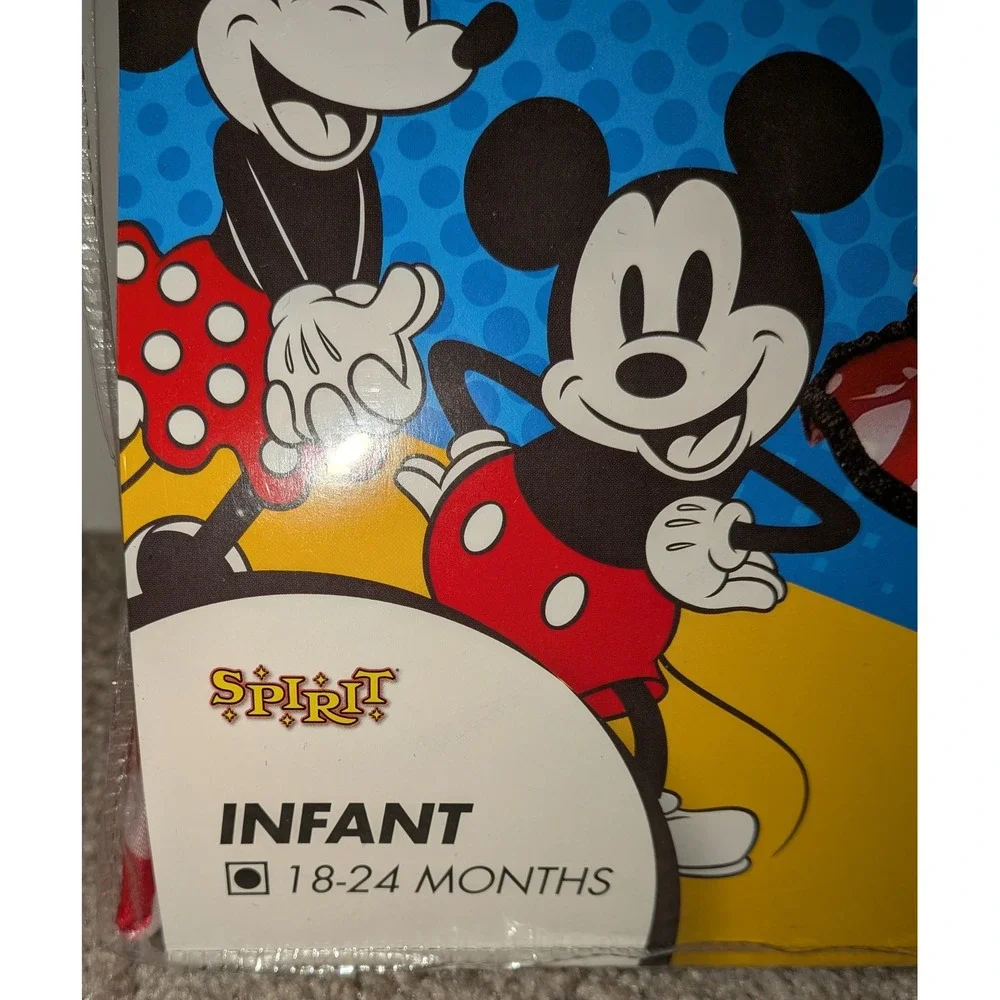 Disney Minnie Mouse Infant Costume Set Dress Tights‎ Headband 18-24 Months NEW